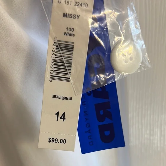 Peter Nygard Sz 14 Sleeveless Blazer Vest slit back & still stitched pockets! - Picture 13 of 13